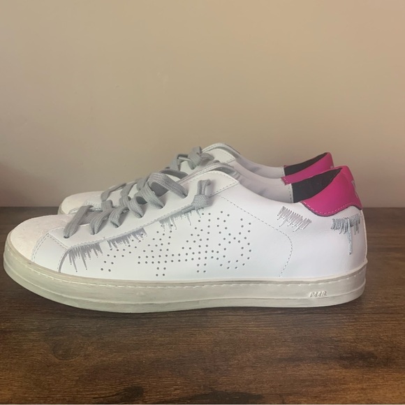 P448 John Goblin Sneaker Fuschia Size EU 41 New NWOB - Picture 6 of 13